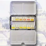 Akvarellfesték készlet METÁL - Mungyo Professional Water Color Brilliant Memories 12 pan sets