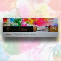   Akvarellfesték készlet - Mungyo Professional Water Color Passion for masterpieces 24 pan sets