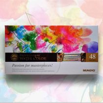   Akvarellfesték készlet - Mungyo Professional Water Color Passion for masterpieces 48 pan sets