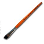   Synthetic Brush - Martin Jaggi Dark Synthetic Angular Brush with orange handle 8250 serie