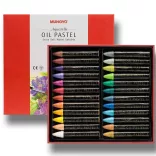 Akvarell Olajpasztell készlet - Mungyo Aquarelle Oil Pastel Extra Soft Water Soluble 24pcs