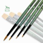   Brush - Da Vinci - synthetic green-handled, flat - in different sizes!