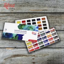   Akvarellfesték készlet - Rósa Studio - 24 x 2,5 ml - kartondobozos