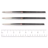 Watercolour Brush Set 3pcs - Da Vinci Miniature Maestro Kolinsky Sable Brush Sets