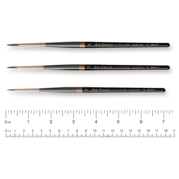 Watercolour Brush Set 3pcs - Da Vinci Miniature Maestro Kolinsky Sable Brush Sets