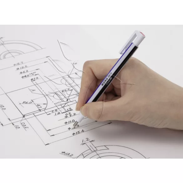 Radírtoll - Tombow Elastomer Eraser Mono Zero - kör: 2,3mm