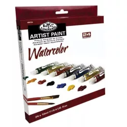 Tubusos akvarellfesték készlet - Royal 24 x 12 ml, tubusos