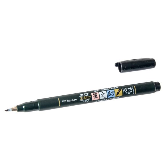 Tombow Fudenosuke ecsetfilc - puha (WS-BS, fekete)