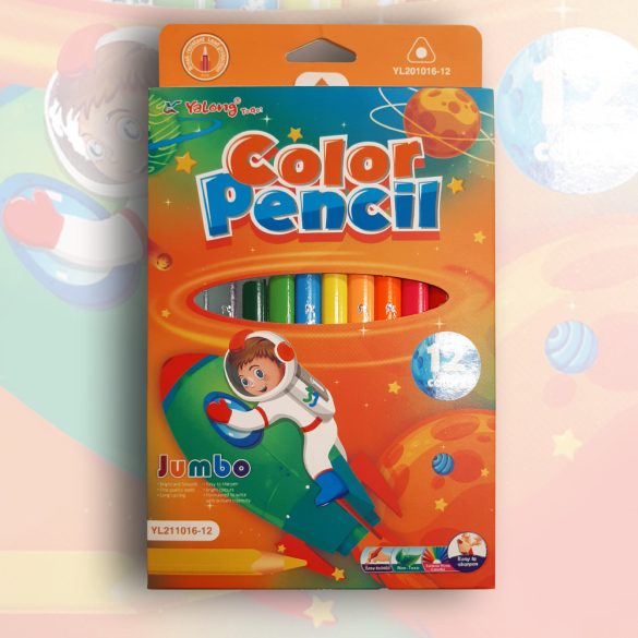 Color Pencil Jumbo Triangular 12pcs - N