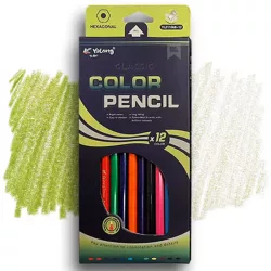 Yalong Color Pencil Hexagonal 12pcs