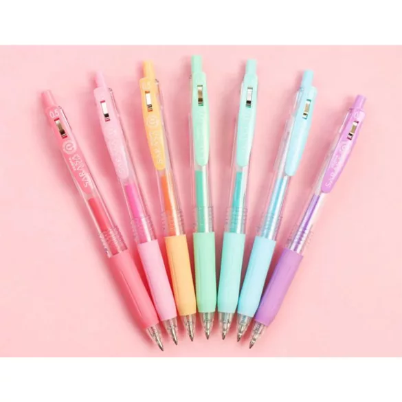 Zseléstoll készlet - Zebra Sarasa tollkészlet - 5db-os - Milk color