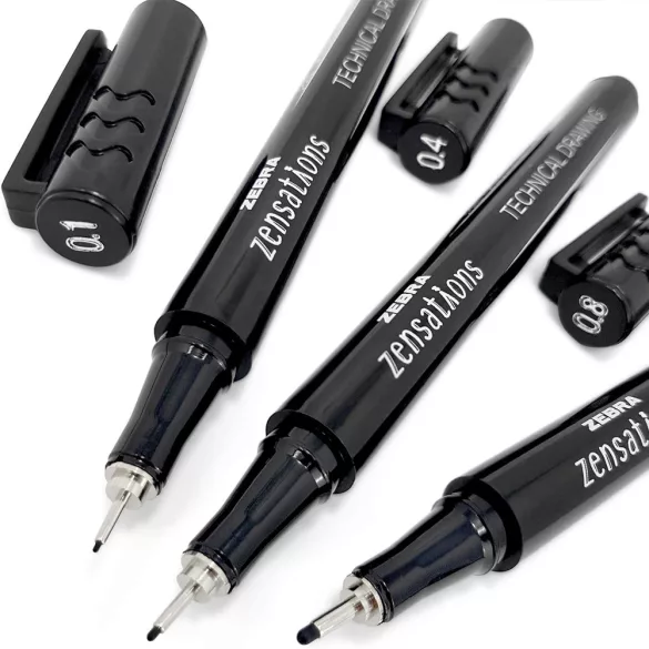 Zebra Technical Drawing Sensations Pen (0,1mm)