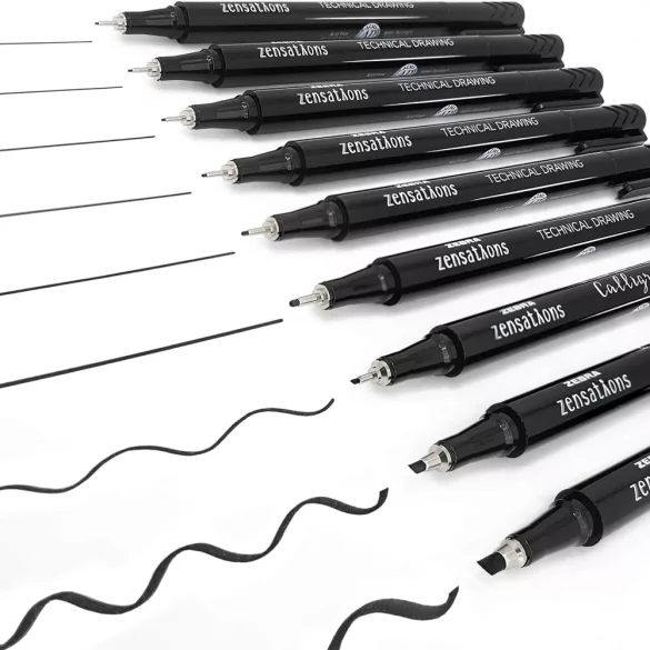 Zebra Calligraphy Sensations Pen - 3mm