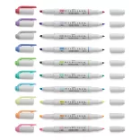 Filckészlet, kétvégű - ZEBRA Mildliner Creative Marker - 10pc