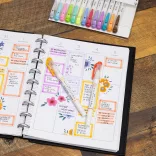 Ecsetfilc készlet, kétvégű - ZEBRA Mildliner Brush Pen & Marker in One 15pc