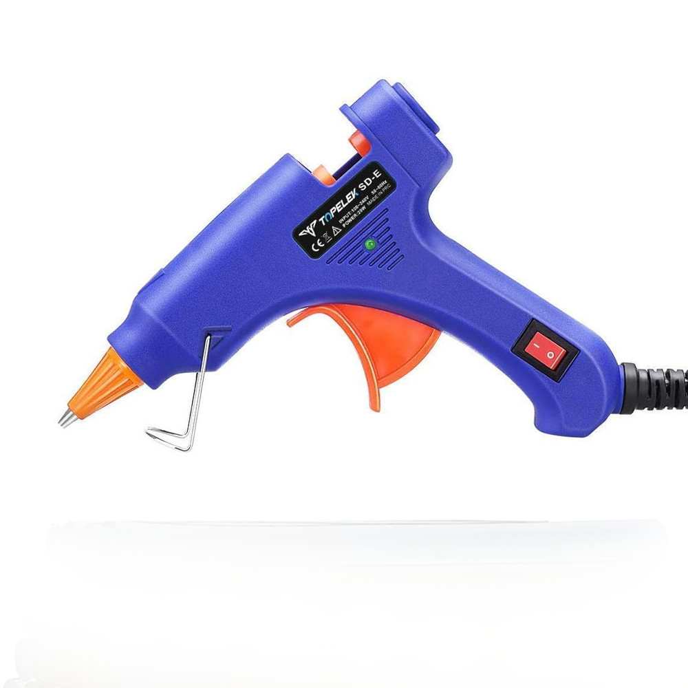 Image of Ragasztópisztoly mini, kapcsolóval - Hobby &amp; Crafting Fun Glue Gun 100/240V/20W