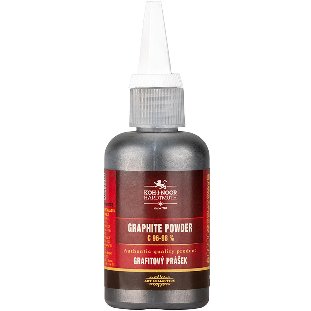 Image of GRAFITPOR - Koh-I-Noor Garaphite Powder C 96-98% 80ml, in applicator bottle