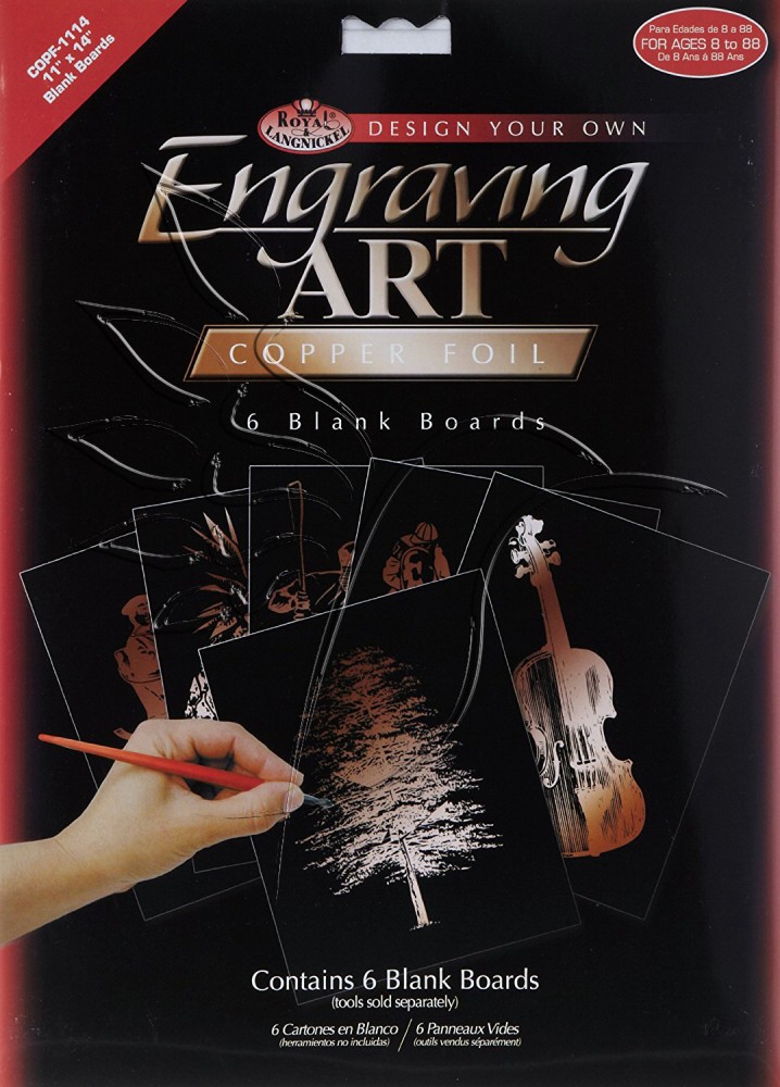 Image of Képkarcoló készlet - Royal&amp;Langnickel Engraving ART - COPPER - minta nélkül, 28x35,5cm