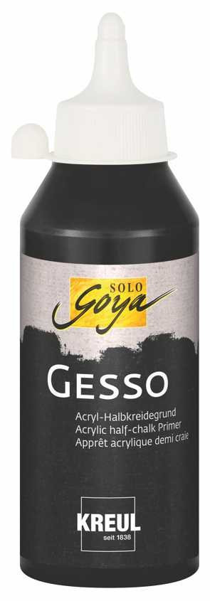 Image of Gesso Alapozófesték - Kreul Solo Goya Black 250ml