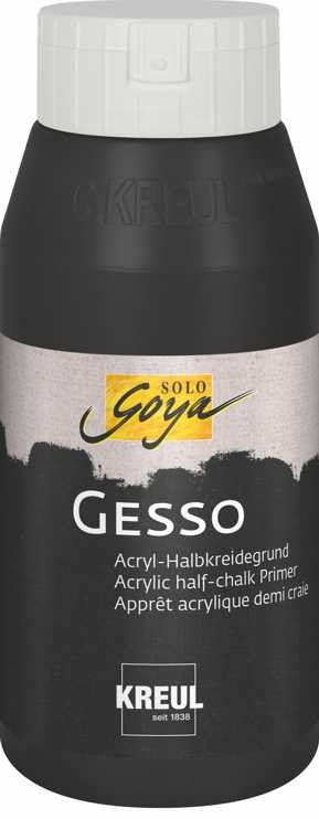 Image of Gesso Alapozófesték - Kreul Solo Goya Gesso Black 750ml