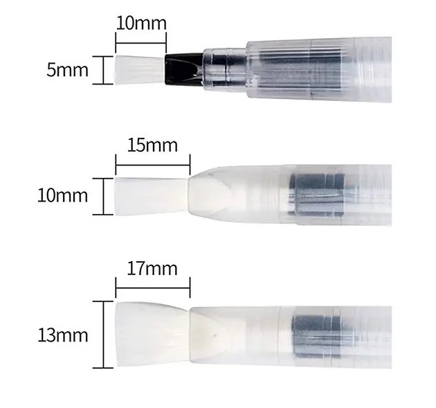 Image of Tölthető nyelű ecsetkészlet - M-ART MEEDEN - 3 db-os készlet