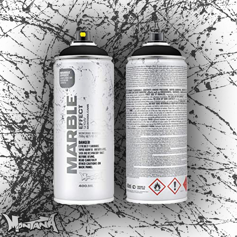 Image of Márvány hatású festékszóró - Montana Marble Effect Spray 400ml - FEKETE