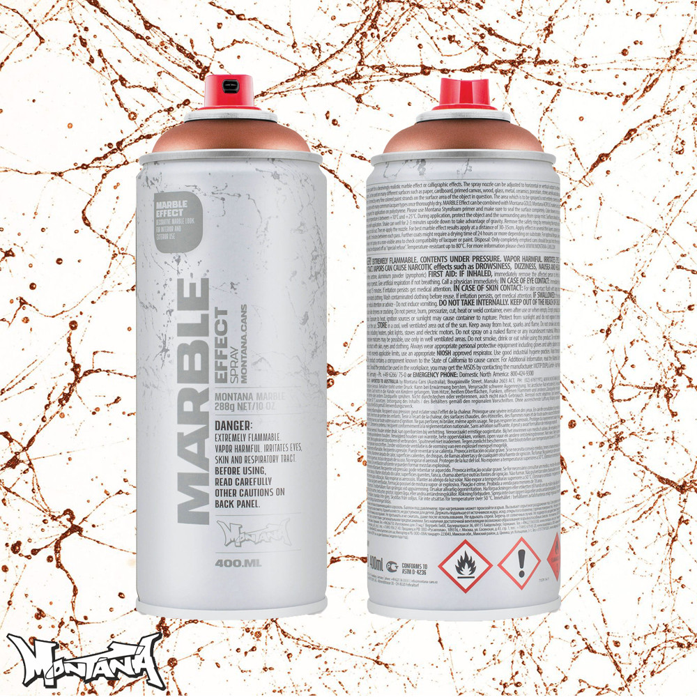 Image of Márvány hatású festékszóró - Montana Marble Effect Spray 400ml - RÉZ