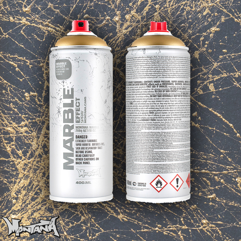 Image of Márvány hatású festékszóró - Montana Marble Effect Spray 400ml - ARANY