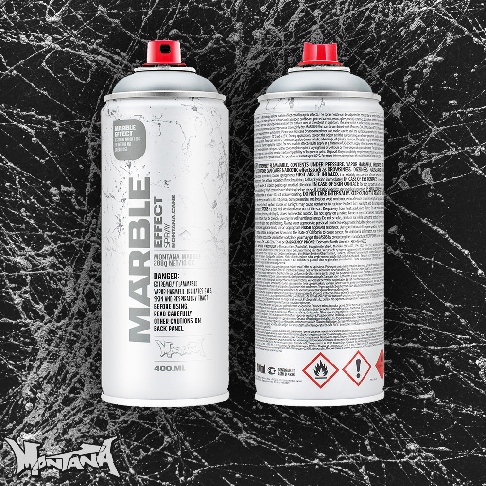 Image of Márvány hatású festékszóró - Montana Marble Effect Spray 400ml - EZÜST