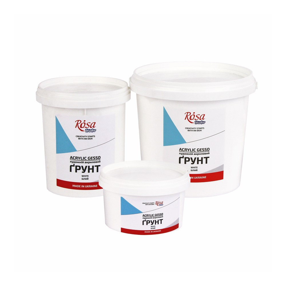 Image of Gesso 500ml - Acrylic Gesso, 500 ml (600g), ROSA Studio