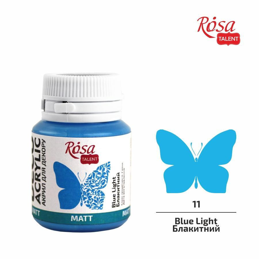 Image of Akrilfesték - Rósa Talent Matt 20 ml - Kék 11