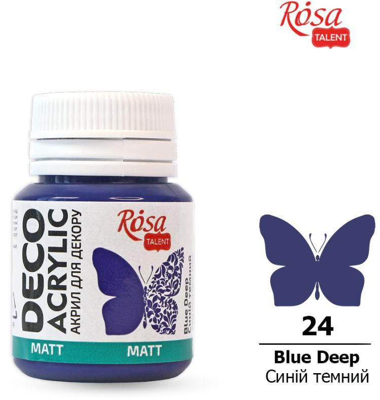 Image of Akrilfesték - Rósa Talent Matt 20 ml - Sötétkék 24