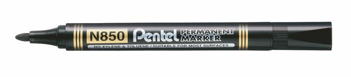 Image of Alkoholos marker, 1,5 mm, kúpos, PENTEL "N850", fekete