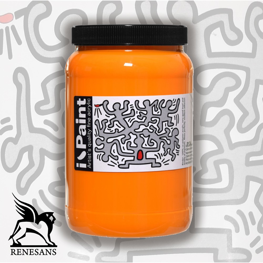 Image of Akrilfesték - Renesans i-Paint Artist's Quality Fine Acrylic 500ml - Kadmiumsárga