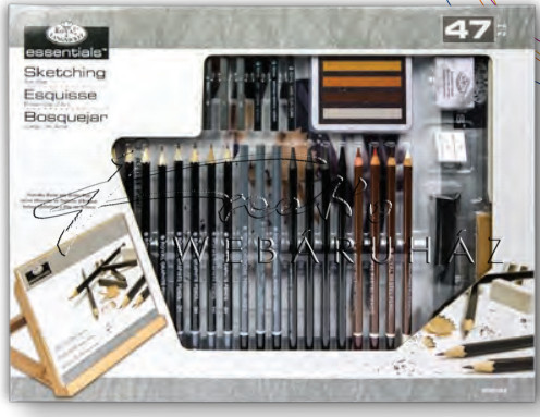 Image of Óriás asztali grafikai rajzkészlet dönthető A3 asztali rajztáblával