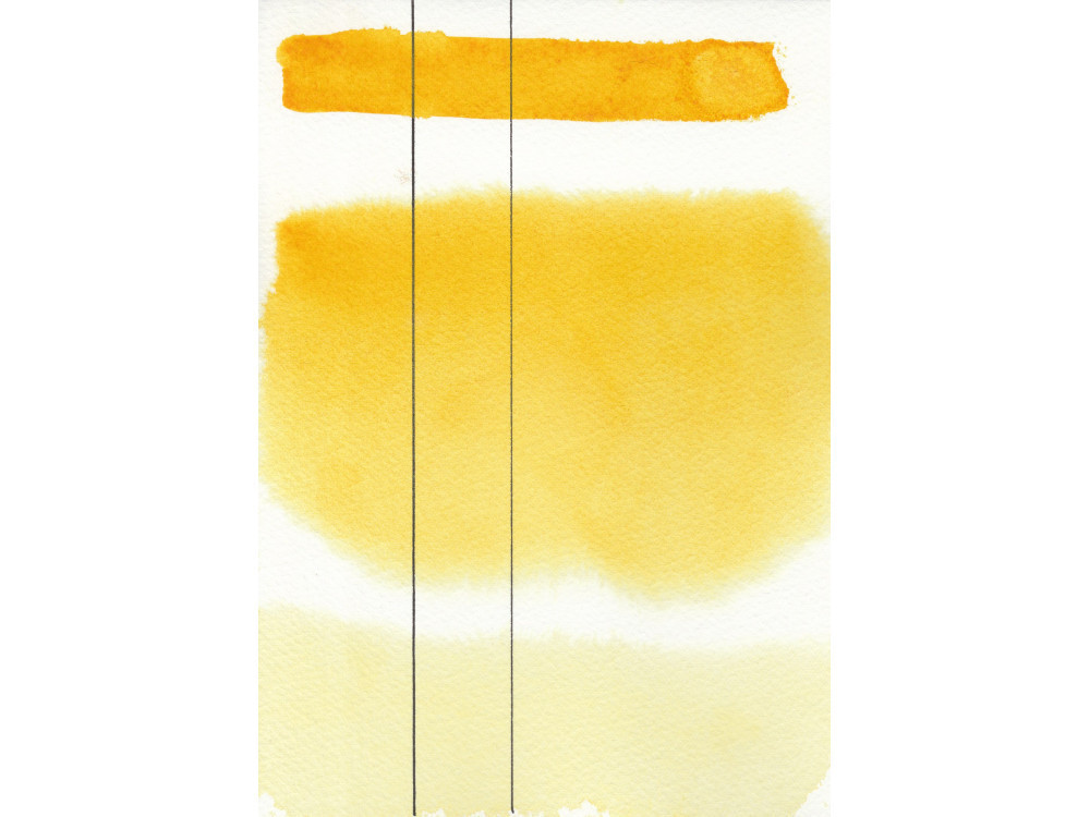 Image of Akvarellfesték, egész szilke - Roman Szmal Aquarius Watercolour Paint Full Pan 3,2ml - Indiai sárga / Indian Yellow (Hue) 307