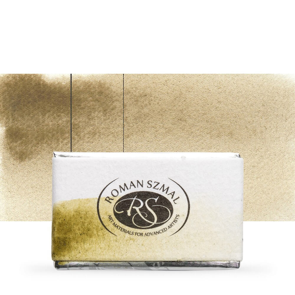 Image of Akvarellfesték, egész szilke - Roman Szmal Aquarius Watercolour Paint Full Pan 3,2ml - Glaukonitzöld / Glauconite 361