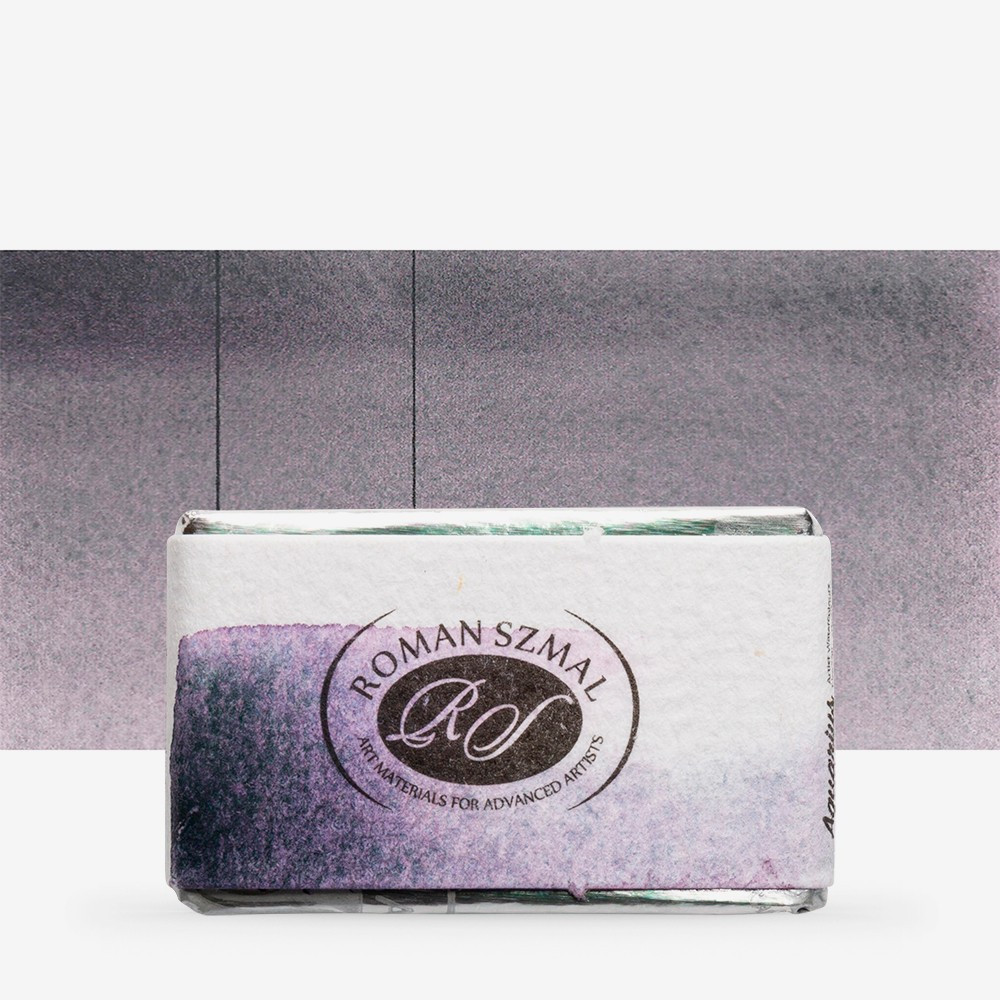Image of Akvarellfesték, egész szilke - Roman Szmal Aquarius Watercolour Paint Full Pan 3,2ml - Przybysz-szürke / Przybysz's Grey 401