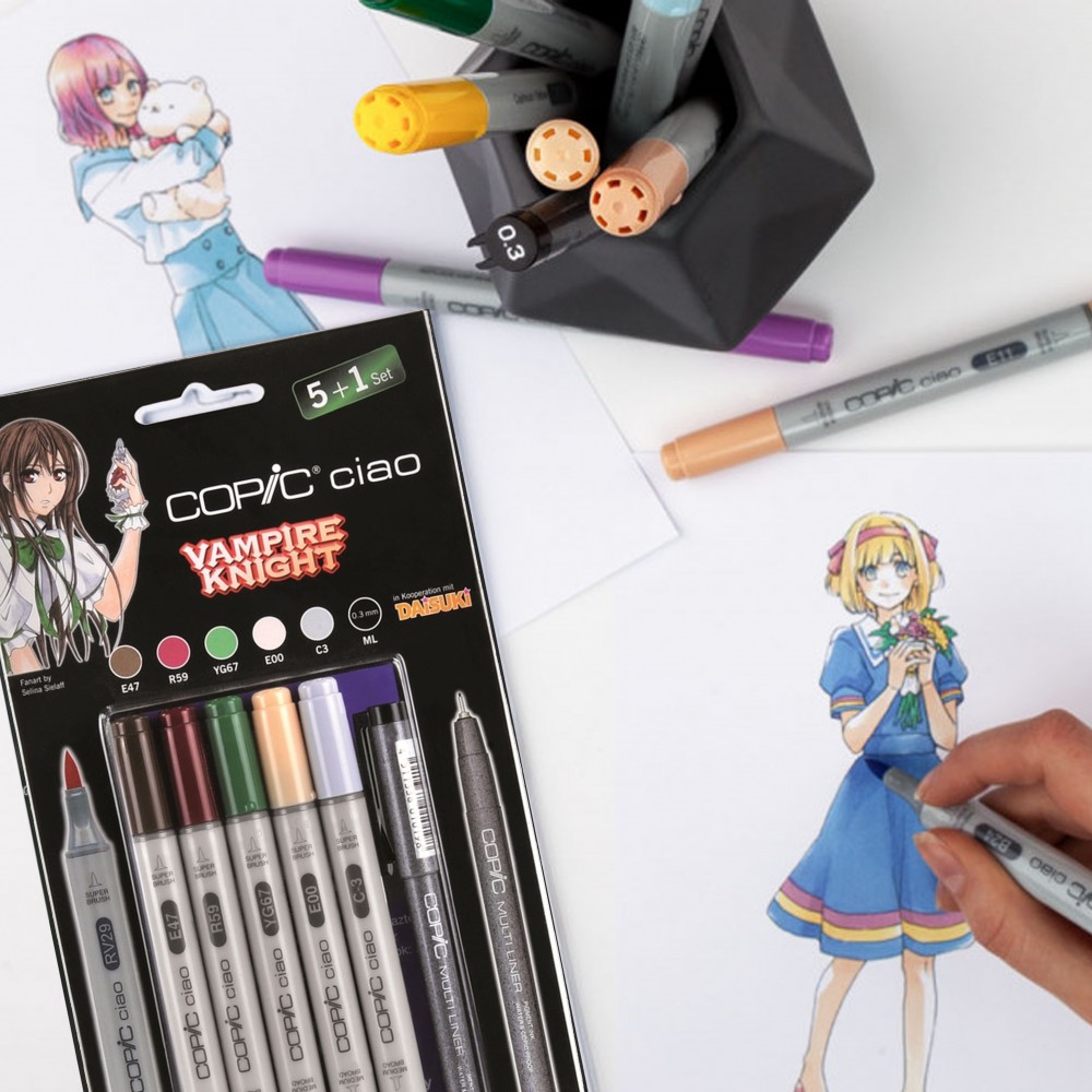 Image of Filctollkészlet - Copic Ciao 5+1 set - Vampire Knight