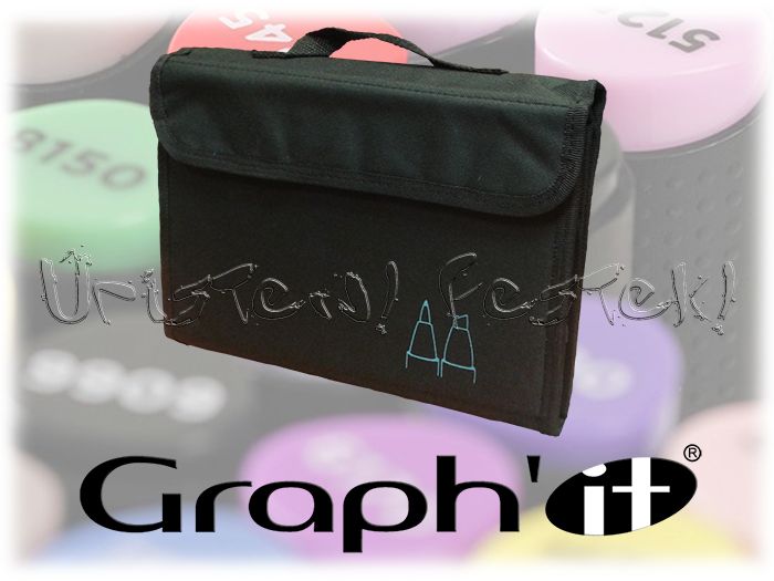 Image of Filctartó - Graph'It 36 férőhelyes KITÁMASZTHATÓ (üresen) - fekete