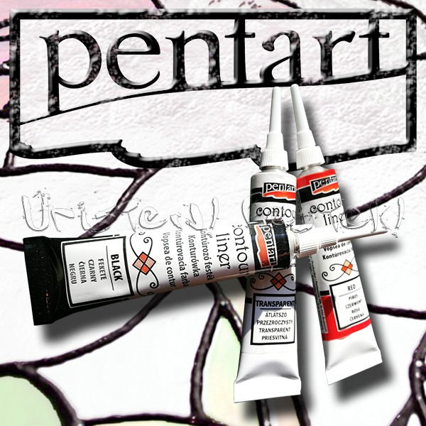 Image of Kontúrfesték - Pentart Contour Liner 20ml - KÜLÖNBÖZŐ SZÍNEKBEN